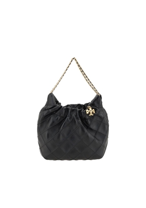 Tory Burch Black Calf Leather Bos Taurus Handbag