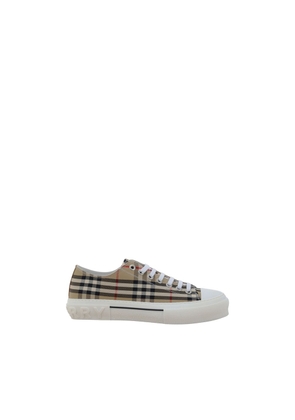 Burberry Brown Cotton Low Top Sneakers - EU42/US9
