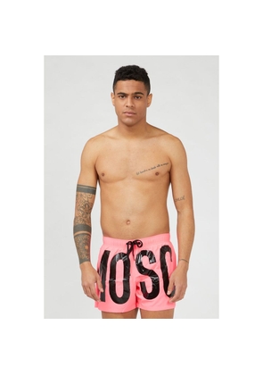 Moschino Fuchsia Polyester Swim Shorts - L