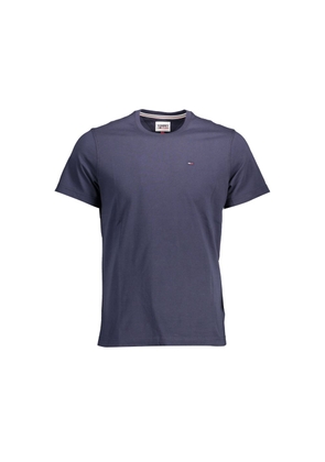 Tommy Hilfiger Blue Organic Cotton Men T-Shirt - L