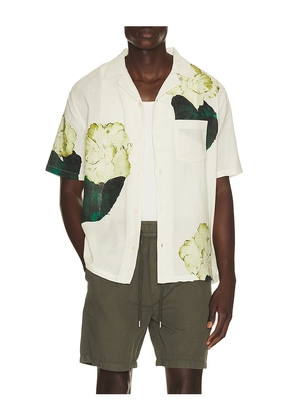 ALLSAINTS Nouvelle Shirt in Cream. Size L. Also in S, M, XL/1X.