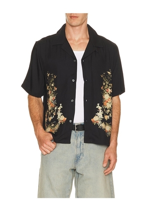 ALLSAINTS Parsons Shirt in Black. Size L. Also in S, M, XL/1X.