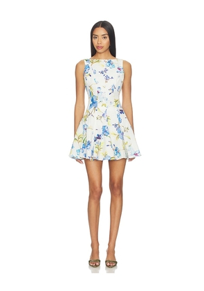HEMANT AND NANDITA Skater Short Dress in Ivory. Size L. Also in M, S, XL, XS, XXS.