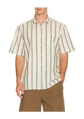 Barbour Barkend Striped Summer Shirt in White. Size L. Also in S, M, XL/1X.