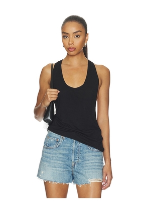 EB Denim Valley Racer Tank in Black. Size L. Also in XS, S, M.