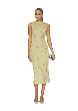 Cult Gaia Kivu Dress in Green. Size L. Also in XL.