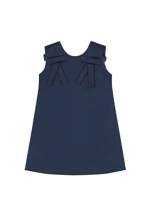Bardot Junior Paz Bow Mini Dress in Navy. Size 5. Also in 4, 6, 7.