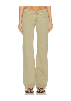 Hudson Jeans Kelli Low Rise Loose Straight Jeans in Tan. Size 23. Also in 26, 27, 28.