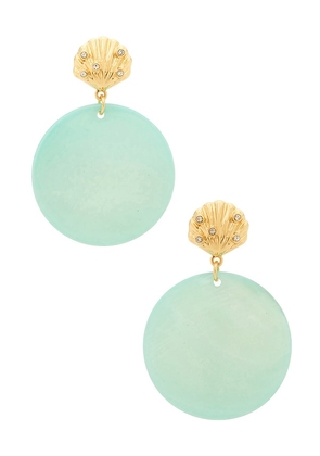 Frasier Sterling Oahu Earrings in Blue.