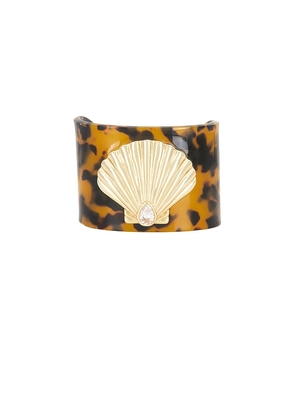 Frasier Sterling Zanzibar Cuff in Brown.