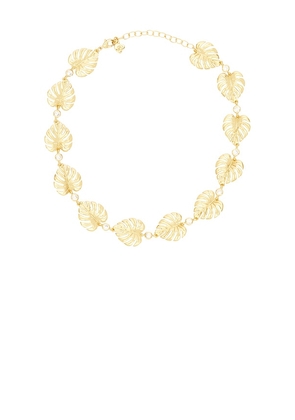 Frasier Sterling Beverly Necklace in Metallic Gold.
