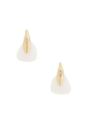 Ettika Solstice Earrings in Metallic Gold.