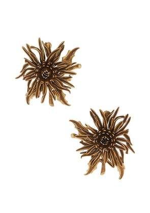 Cult Gaia Una Earring in Metallic Bronze.