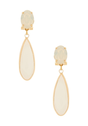 Anton Heunis Drop Earrings in White.