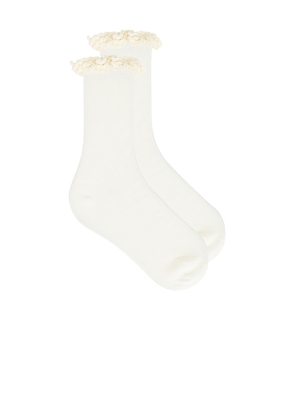 Casa Clara West Socks in Cream.