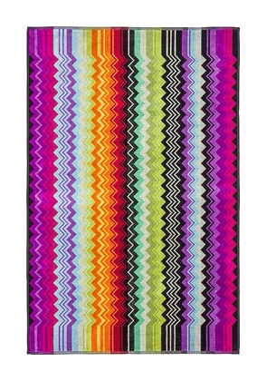 Missoni Home Giacomo Bath Towel in Purple.