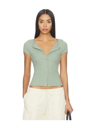 Free People Most Wanted Cardigan in Sage. Size L. Also in XS, S, M, XL.