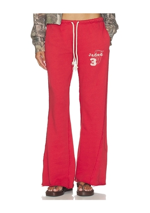 Jaded London Cleo Jogger in Red. Size L. Also in XXS, XS, S, M, XL.