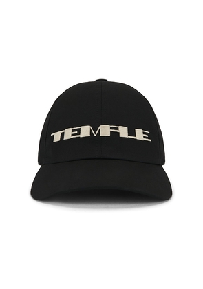 DRKSHDW by Rick Owens Temple of Love Baseball Cap in Black. Size L. Also in M, S.