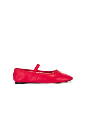 Loeffler Randall Leonie Ballet Flat in Red. Size 7.5. Also in 8.