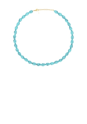Casa Clara Aquarius Beaded Necklace in Teal.