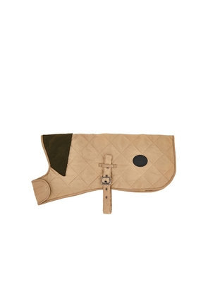 Barbour Quilted Dog Coat in Tan. Size S. Also in M, L, XL.
