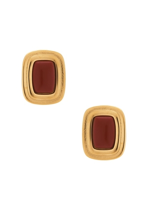 Amber Sceats Rideau Earrings in Gold.