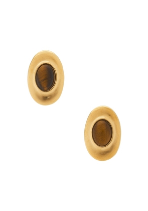 Amber Sceats Bisbee Earrings in Brown.