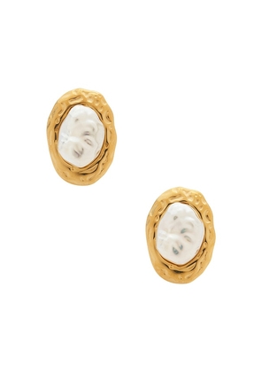 Amber Sceats Keremeos Earrings in Ivory.
