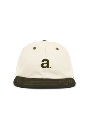 Autumn Headwear Twill 6 Panel Snapback Cap in Cream.