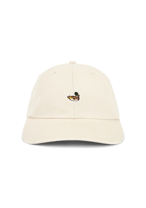 Edmmond Studios Duck Cap in Cream.