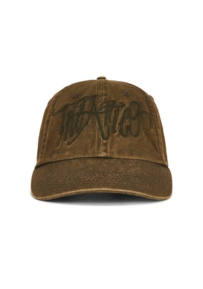 THE ATTICO Cap in Army. Size L/XL. Also in S/M.