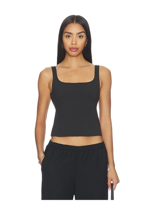 LNA Lynne Spandex Jersey Tank in Black. Size L. Also in M, S, XL, XS.
