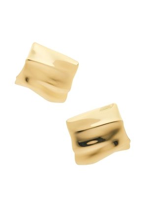 Jenny Bird Sundra Earrings in Metallic Gold.