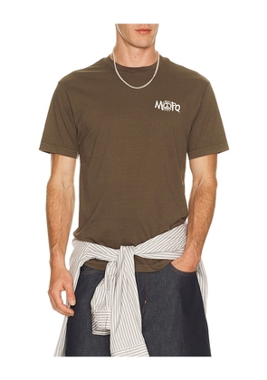 Museum of Peace and Quiet Sol T-Shirt in Brown. Size L. Also in XS, S, M, XL/1X.