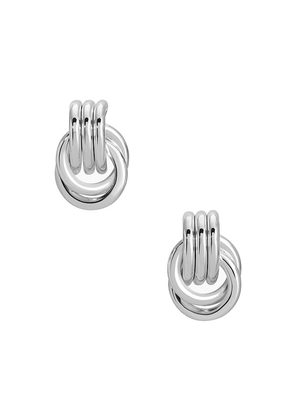 Heaven Mayhem Micro Knot in Metallic Silver.