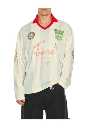 Found Striped Sport Long Sleeve Jersey in Blue. Size L. Also in M, XL/1X.