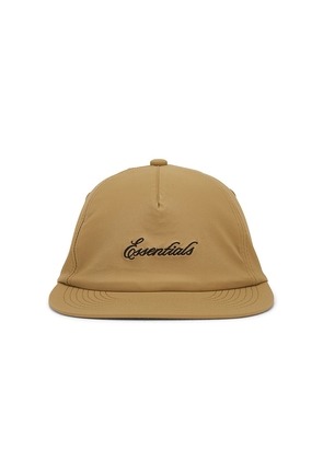 Fear of God ESSENTIALS Signature 5 Panel Hat in Beige. Size XS/S. Also in M/L.