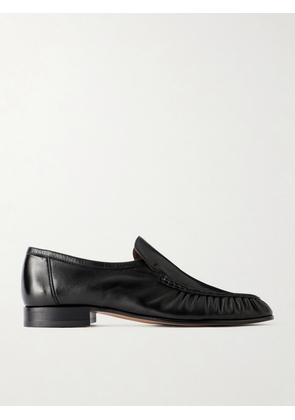 The Row - Soft Leather Loafers - Black - IT35,IT35.5,IT36,IT36.5,IT37,IT37.5,IT38,IT38.5,IT39,IT39.5,IT40,IT40.5,IT41,IT42