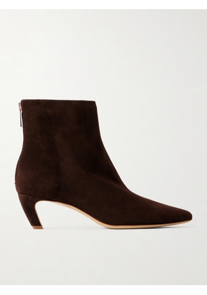 Gabriela Hearst - Clayton 50 Suede Ankle Boots - Brown - IT36,IT36.5,IT37,IT37.5,IT38,IT38.5,IT39,IT39.5,IT40,IT40.5,IT41,IT41.5,IT42