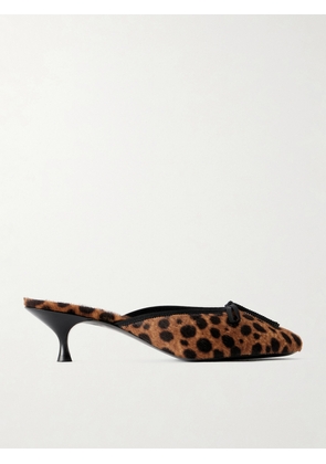 Herbert Levine - 24/7 50 Bow-detailed Leopard-print Pony Hair Pumps - Animal Print - IT36,IT36.5,IT37,IT37.5,IT38,IT38.5,IT39,IT39.5,IT40,IT40.5,IT41,IT41.5,IT42