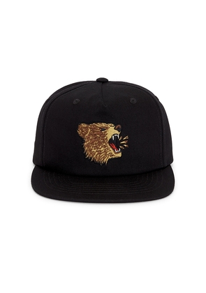 Filson Bear Trucker Cap in Black.