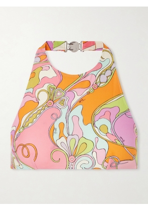 PUCCI - Printed Halterneck Bikini - Pink - x small,small,medium,large,x large