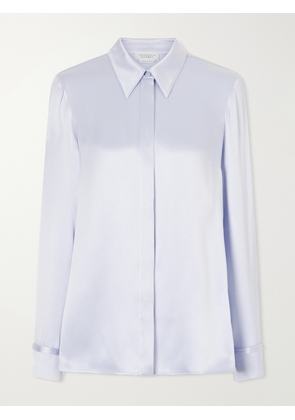 Gabriela Hearst - Cruz Silk-satin Shirt - Blue - IT36,IT38,IT40,IT42,IT44,IT46,IT48