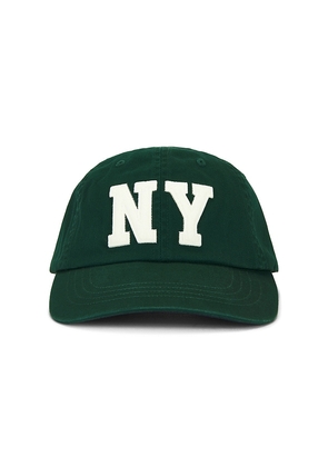 Polo Ralph Lauren Cotton Twill Ny Patch Logo Sport Cap in Green.