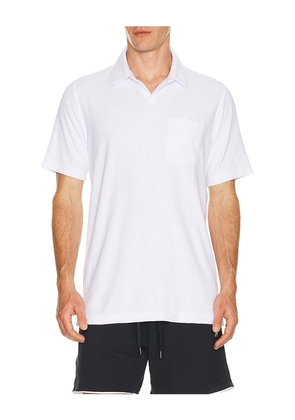 TravisMathew Beach Club Popover in White. Size L. Also in S, M, XL/1X.