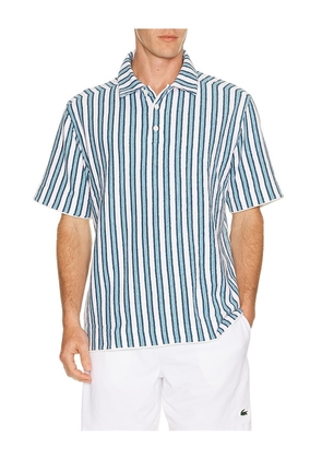 Rhone Seaside Terry Polo in Blue. Size L. Also in S, M, XL/1X, XXL/2X.