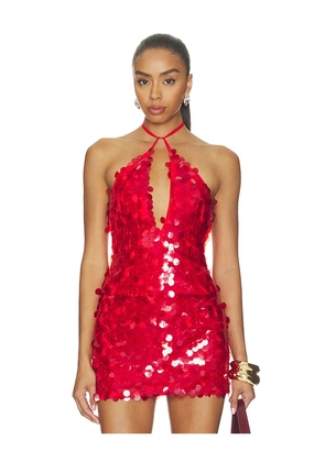 superdown Celia Halter Top in Red. Size L. Also in XXS, XS, S, M, XL.