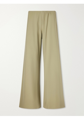 La Ligne - Colby Cotton-poplin Wide-leg Pants - Green - xx small,x small,small,medium,large,x large