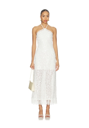 Waimari Blair Maxi Dress in White. Size L. Also in S, XS, M.
